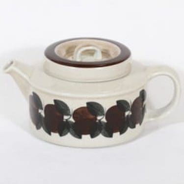 Arabia Ruija teekaadin, käsinmaalattu, suunnittelija Raija Uosikkinen, käsinmaalattu, retro