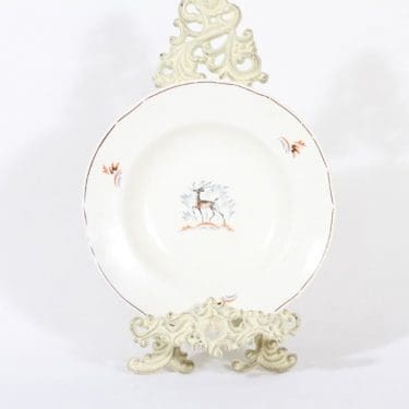 Arabia Kauris lautanen, syvä, suunnittelija Tyra Lungren, syvä, siirtokuva