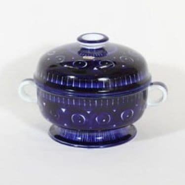 Arabia Valencia malja, 1.08 l, suunnittelija Ulla Procope, 1.08 l, käsinmaalattu, signeerattu