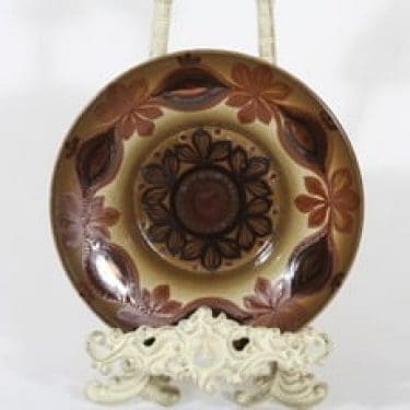 Arabia 122 kulho, käsinmaalattu, suunnittelija Hilkka-Liisa Ahola, käsinmaalattu, signeerattu