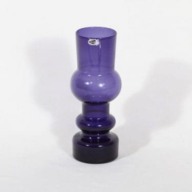 Nuutajärvi 1487 maljakko, lila, suunnittelija Kaj Franck,