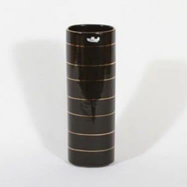 Arabia maljakko, musta, suunnittelija , funktionalismi