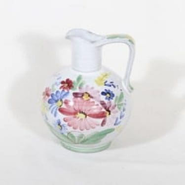 Arabia KE-C|ARA kaadin, kukkakuvio, suunnittelija Kurt Ekholm, kukkakuvio, pieni, käsinmaalattu