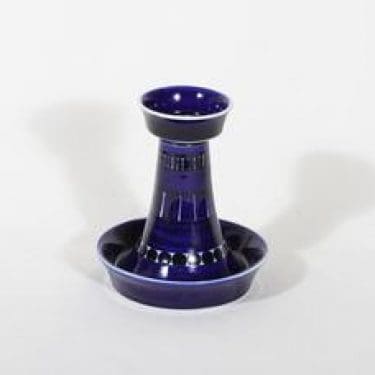 Arabia Valencia kynttilänjalka, käsinmaalattu, suunnittelija Ulla Procope, käsinmaalattu, signeerattu