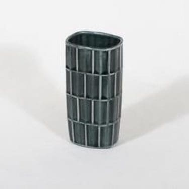 Arabia 388-1 maljakko, sininen, suunnittelija Göran Bäck, funktionalismi