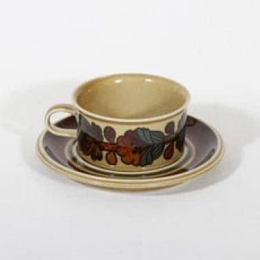 Arabia Otso teekuppi, suunnittelija Raija Uosikkinen, erikoiskoriste, retro