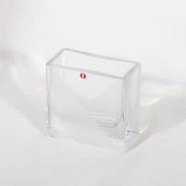 Iittala Leija maljakko, kirkas, suunnittelija Jorma Vennola, pieni