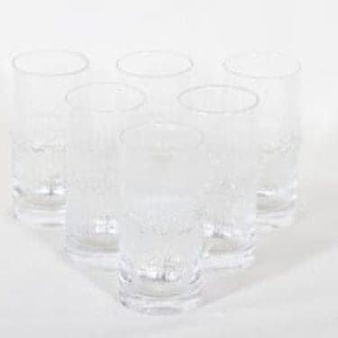 Iittala Niva lasit, 18 cl, 6 kpl, suunnittelija Tapio Wirkkala, 18 cl