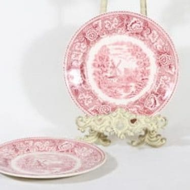 Arabia Maisema lautaset, pieni, 2 kpl, suunnittelija , pieni, kuparipainokoriste