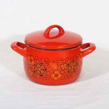 Finel Primavera kattila, 1.5 l, suunnittelija Raija Uosikkinen, 1.5 l, serikuva, retro