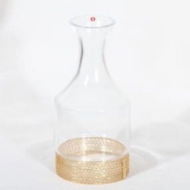 Iittala Karaatti karahvi, kirkas, suunnittelija Timo Sarpaneva,