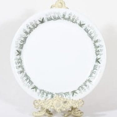 Arabia Polaris vati, suunnittelija Raija Uosikkinen, suuri, pyöreä, siirtokuvakoriste