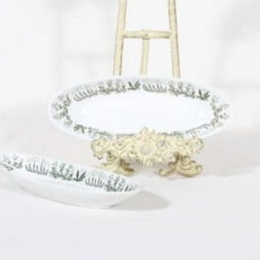 Arabia Polaris vadit, 2 kpl, suunnittelija Raija Uosikkinen, pieni, siirtokuvakoriste