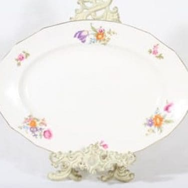 Arabia Kesäkukka vati, suunnittelija , suuri, soikea, siirtokuvakoriste