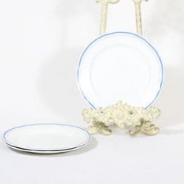 Arabia Lotta lautaset, pieni, 3 kpl, suunnittelija , pieni, valkoinen, raitakoriste