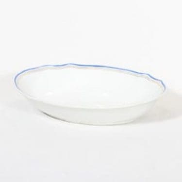 Arabia Lotta kulho, valkoinen, suunnittelija , raitakoriste