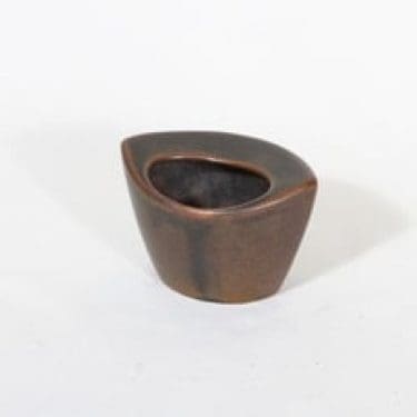 Arabia Ruska maljakko, ruskea, suunnittelija Ulla Procope, pieni