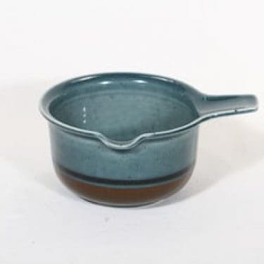 Arabia Meri kastikekaadin, turkoosi, suunnittelija Ulla Procope, raitakoriste