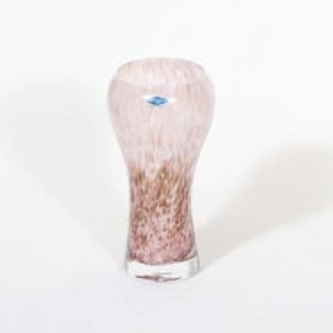 Nuutajärvi Pastoraali maljakko, ruskea, suunnittelija Inkeri Toikka,