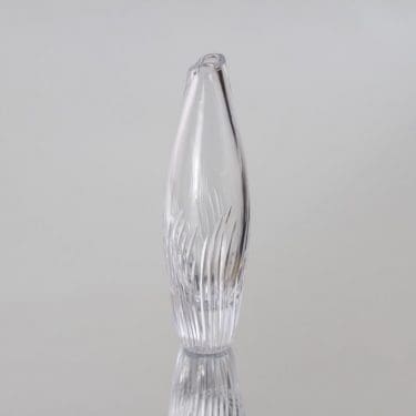 Riihimäen lasi T/84 maljakko, signeerattu, suunnittelija Helena Tynell, signeerattu, pieni