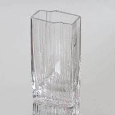 Iittala Sointu maljakko, kirkas, suunnittelija Tapio Wirkkala,