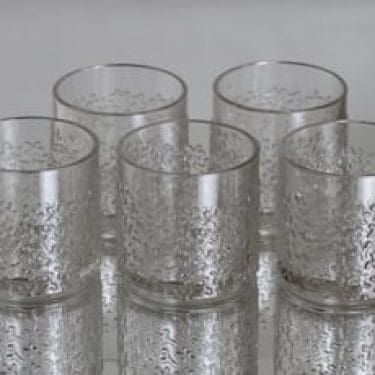 Riihimäen lasi Jesper lasit, 25 cl, 5 kpl, suunnittelija Erkkitapio Siiroinen, 25 cl