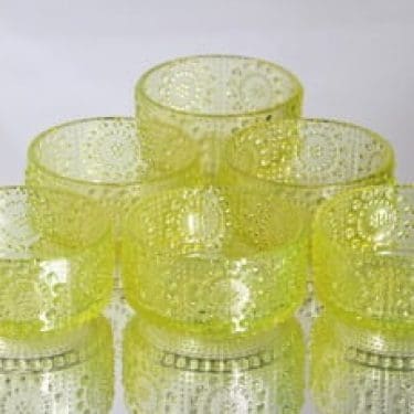 Riihimäen lasi 5324 annosmaljat, 18 cl, 6 kpl, suunnittelija Nanny Still, 18 cl