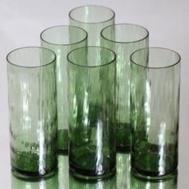 Riihimäen lasi 1038 lasit, 30 cl, 6 kpl, suunnittelija Nanny Still, 30 cl