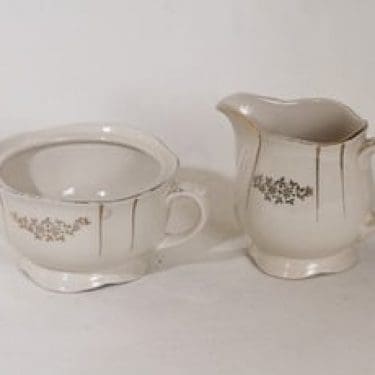 Arabia Irja sokerikko ja kermakko, suunnittelija , painokoriste