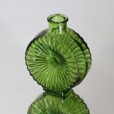 Riihimäen lasi Aurinkopullo koristepullo, koko ¼, suunnittelija Helena Tynell, koko ¼, pieni, sävy V