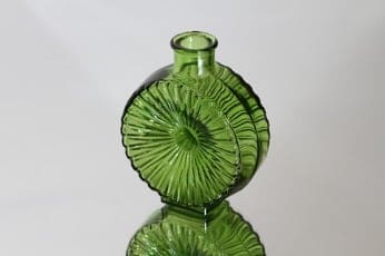 Riihimäen lasi Aurinkopullo koristepullo, koko ¼, suunnittelija Helena Tynell, koko ¼, pieni, sävy V