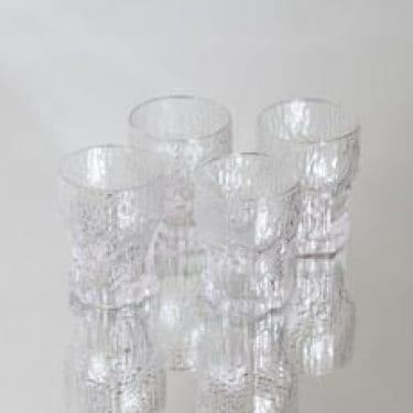 Iittala Aslak lasit, 6 cl, 4 kpl, suunnittelija Tapio Wirkkala, 6 cl, pieni