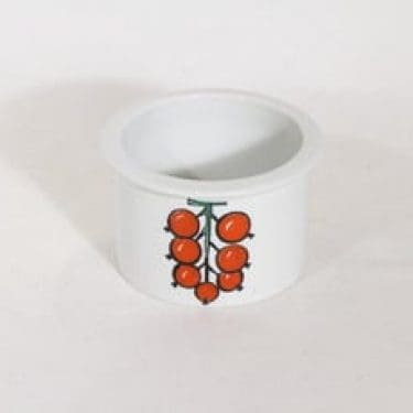 Arabia Tutti Frutti purnukka, herukka, suunnittelija Ulla Procope, herukka, serikuva