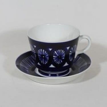 Arabia Fiesta kuppi, 50 cl, suunnittelija Ulla Procope, 50 cl, käsinmaalattu, suuri, signeerattu