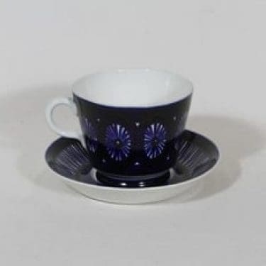 Arabia Fiesta kuppi, 50 cl, suunnittelija Ulla Procope, 50 cl, suuri, käsinmaalattu, signeerattu