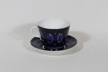 Arabia Fiesta cup, 50 cl, designer Ulla Procope, big, hand-painted, signed