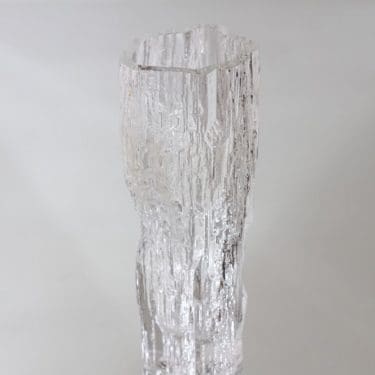 Iittala Avena maljakko, signeerattu, suunnittelija Tapio Wirkkala, signeerattu, pieni