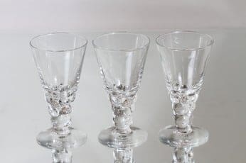 Nuutajärvi Mukura / Paratiisi lasit, 18 cl, 3 kpl, suunnittelija Oiva Toikka, 18 cl