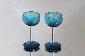 Riihimäen lasi Harlekiini viinilasit, 10 cl, 2 kpl, suunnittelija Nanny Still, 10 cl