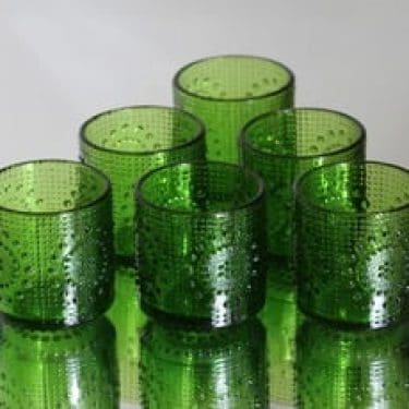 Riihimäen lasi Grapponia lasit, 16 cl, 6 kpl, suunnittelija Nanny Still, 16 cl