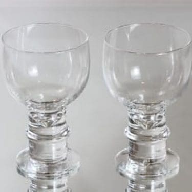 Nuutajärvi Herttua olutlasit, 50 cl, 2 kpl, suunnittelija Heikki Orvola, 50 cl