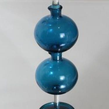 Riihimäen lasi Harlekiini etikka- ja öljykarahvi, 2-osainen, suunnittelija Nanny Still, 2-osainen