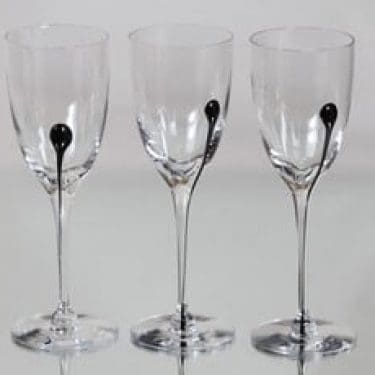 Nuutajärvi Taika lasit, 30 cl, 3 kpl, suunnittelija Heikki Orvola, 30 cl