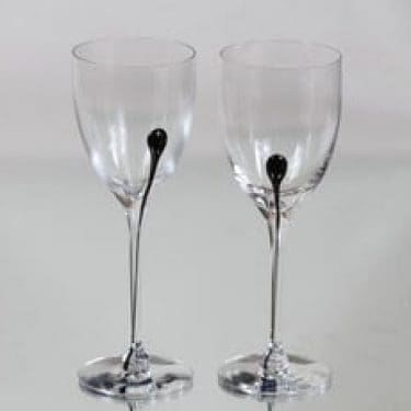 Nuutajärvi Taika lasit, 25 cl, 2 kpl, suunnittelija Heikki Orvola, 25 cl