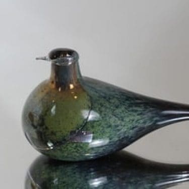 Nuutajärvi koristelintu, Sipi, suunnittelija Oiva Toikka, Sipi, signeerattu