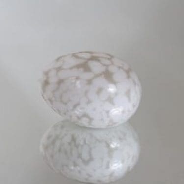 Nuutajärvi Muna koristemuna, signeerattu, suunnittelija Oiva Toikka, signeerattu