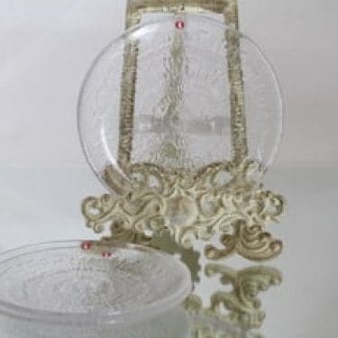 Iittala Solaris lautaset, kirkas, 3 kpl, suunnittelija Tapio Wirkkala, pieni