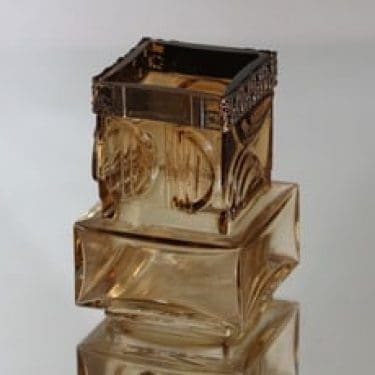 Kumela 1011/S maljakko, signeerattu, suunnittelija Pentti Sarpaneva, signeerattu, pronssivanne