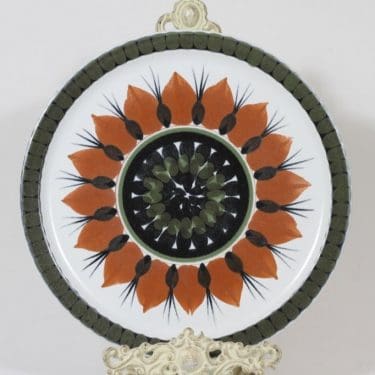 Arabia vati, käsinmaalattu, suunnittelija Gunnel Sallmen, käsinmaalattu, signeerattu