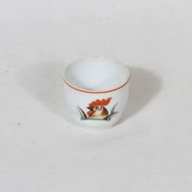 Arabia HLA 120 munakuppi, eläinaihe, suunnittelija Hilkka-Liisa Ahola, eläinaihe, siirtokuva